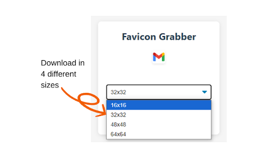 FaviGrab: Favicon Grabber  from Chrome web store to be run with OffiDocs Chromium online