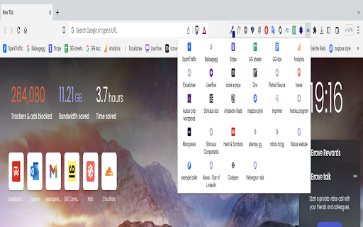 Favoris organisés  from Chrome web store to be run with OffiDocs Chromium online