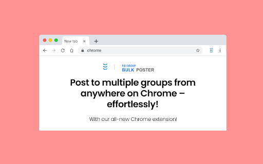 FB Group Bulk Poster  from Chrome web store to be run with OffiDocs Chromium online