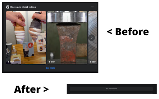 F B Hide Recommendations and Reels  from Chrome web store to be run with OffiDocs Chromium online