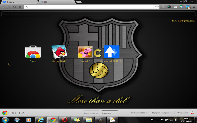 FCBarcelona Fans Theme  from Chrome web store to be run with OffiDocs Chromium online