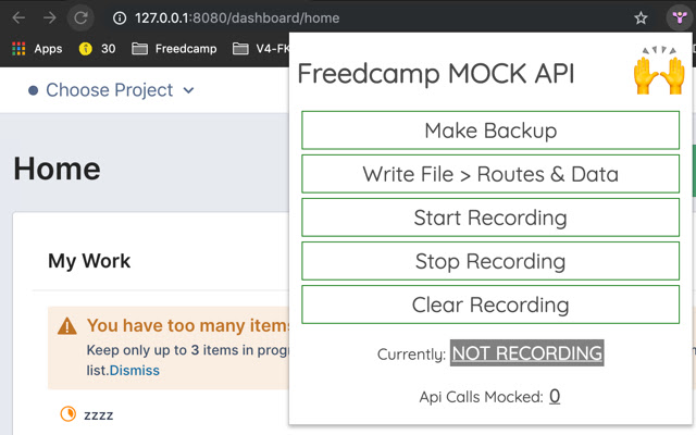FC Mock Api GeneratorDEV  from Chrome web store to be run with OffiDocs Chromium online