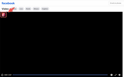 FDown Facebook Video Downloader  from Chrome web store to be run with OffiDocs Chromium online