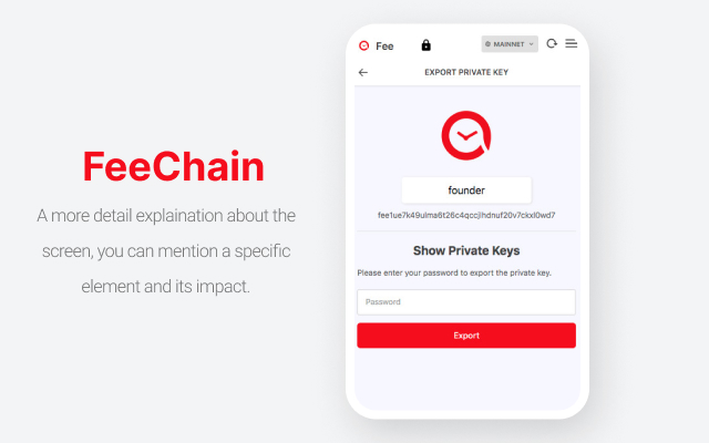 Fee Chain Wallet (Timestope)  from Chrome web store to be run with OffiDocs Chromium online