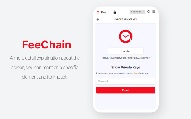 Fee Chain Wallet (Timestope) mula sa Chrome web store na tatakbo sa OffiDocs Chromium online