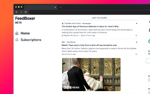 FeedBoxer All your favorite content, in one seamless feed  from Chrome web store to be run with OffiDocs Chromium online