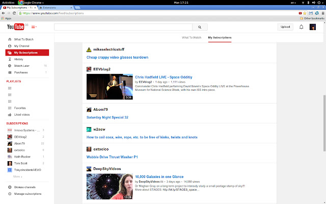 Feed Cleanup for YouTube™  from Chrome web store to be run with OffiDocs Chromium online
