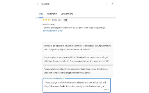 Feedup AI Review Responder  from Chrome web store to be run with OffiDocs Chromium online