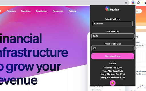 Feeflex  from Chrome web store to be run with OffiDocs Chromium online
