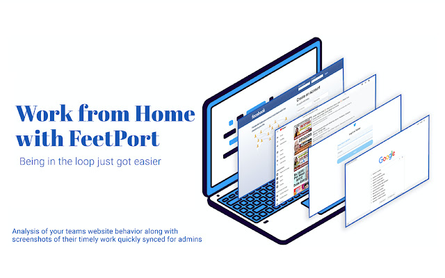 FeetPort: Browser Time Tracking Software  from Chrome web store to be run with OffiDocs Chromium online