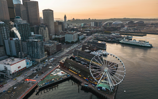 Ferris Wheel in Seattle  from Chrome web store to be run with OffiDocs Chromium online