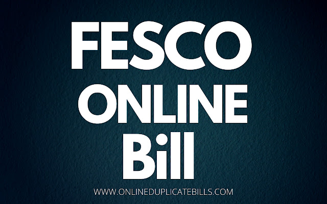 Fesco Online Bill  from Chrome web store to be run with OffiDocs Chromium online