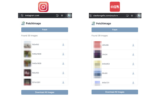 FetchImage  from Chrome web store to be run with OffiDocs Chromium online