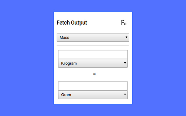 Fetch Output  from Chrome web store to be run with OffiDocs Chromium online