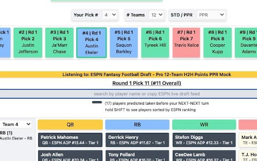 FF Draft Pulse  from Chrome web store to be run with OffiDocs Chromium online