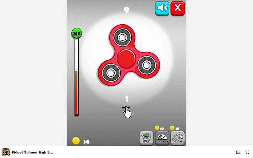 Fidget Spinner High Score Game Spin to win and master the momentum!  from Chrome web store to be run with OffiDocs Chromium online