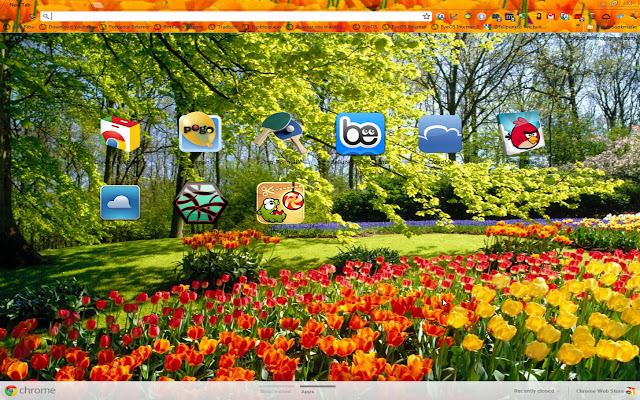 Field of flowers  from Chrome web store to be run with OffiDocs Chromium online