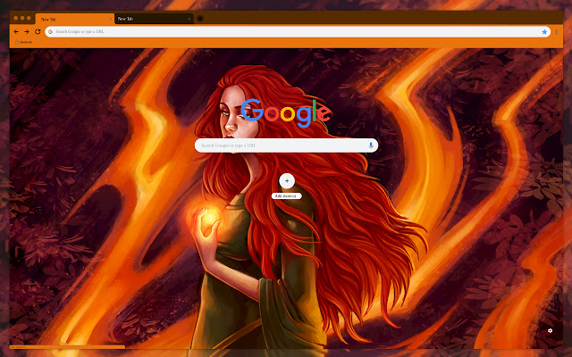 Fiery hair  from Chrome web store to be run with OffiDocs Chromium online