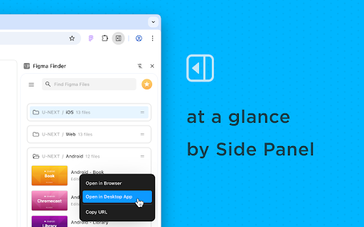 Figma Finder  from Chrome web store to be run with OffiDocs Chromium online