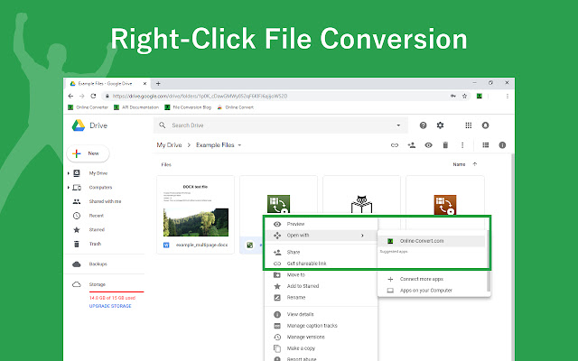 File Converter By Online Convert.com  from Chrome web store to be run with OffiDocs Chromium online