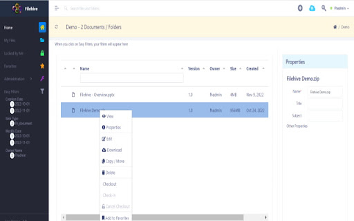 Filehive File Transfer Helper  from Chrome web store to be run with OffiDocs Chromium online
