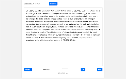 File Reader x  from Chrome web store to be run with OffiDocs Chromium online