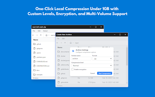 File Unzipper  from Chrome web store to be run with OffiDocs Chromium online
