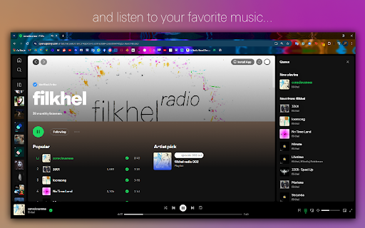 filkhel radio Theme  from Chrome web store to be run with OffiDocs Chromium online