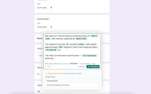 FillApp: AI Form Autofill Tool  from Chrome web store to be run with OffiDocs Chromium online