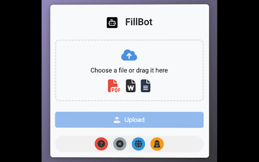 FillBot.Pro  from Chrome web store to be run with OffiDocs Chromium online