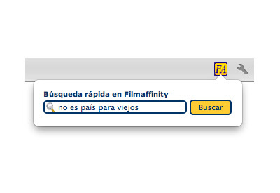 Filmaffinity búsqueda rápida  from Chrome web store to be run with OffiDocs Chromium online