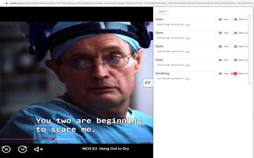 Filter Flicks  from Chrome web store to be run with OffiDocs Chromium online