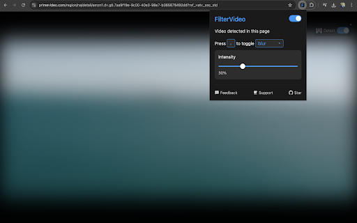 FilterVideo  from Chrome web store to be run with OffiDocs Chromium online