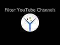 Filter Youtube Channels  from Chrome web store to be run with OffiDocs Chromium online
