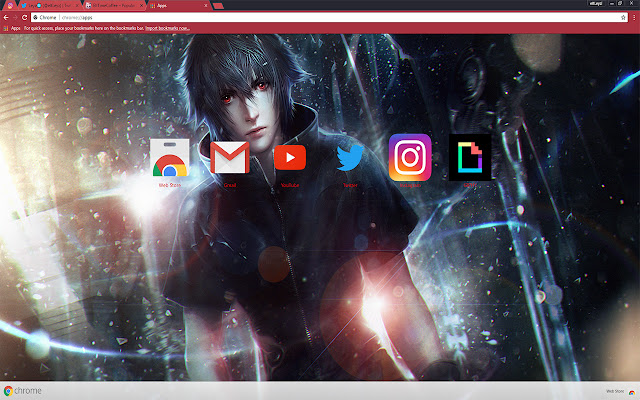 Final Fantasy XV | Noctis Lucis Caelum THEME  from Chrome web store to be run with OffiDocs Chromium online