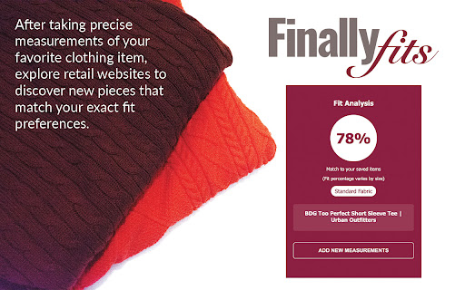 FinallyFits from Chrome web store to be run with OffiDocs Chromium online FinallyFits from Chrome web store to be run with OffiDocs Chromium online