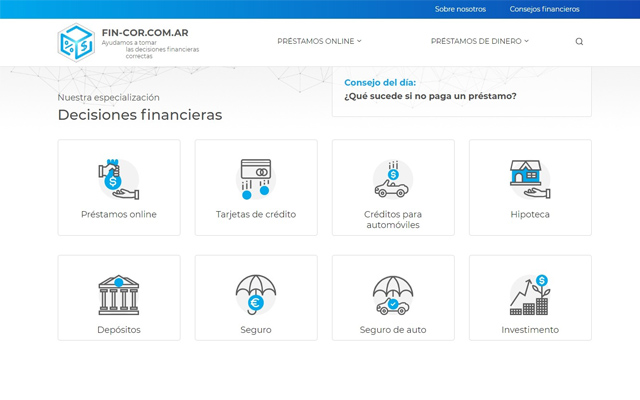 FinCor Argentina  from Chrome web store to be run with OffiDocs Chromium online