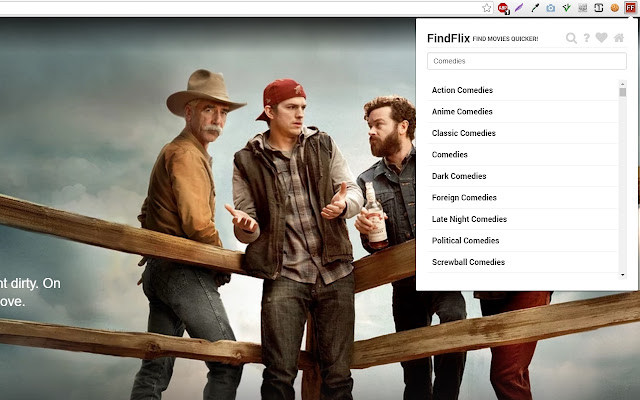 FindFlix: Netflix Secret Category Finder  from Chrome web store to be run with OffiDocs Chromium online