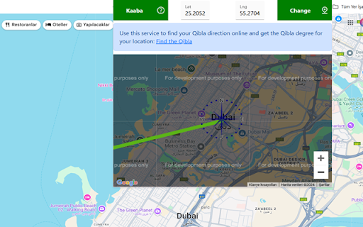 Find Qibla  from Chrome web store to be run with OffiDocs Chromium online