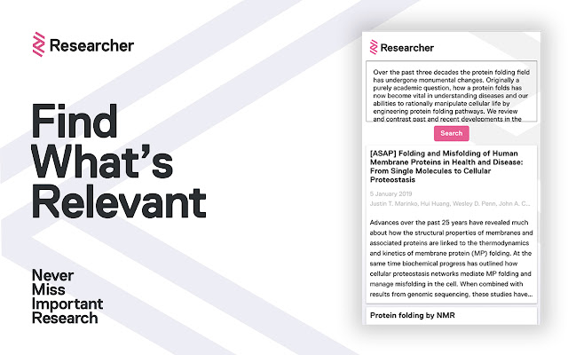 Find Related Academic Papers | Researcher  from Chrome web store to be run with OffiDocs Chromium online