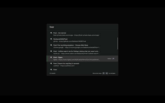 Findr: Find documents  manage tabs easily  from Chrome web store to be run with OffiDocs Chromium online