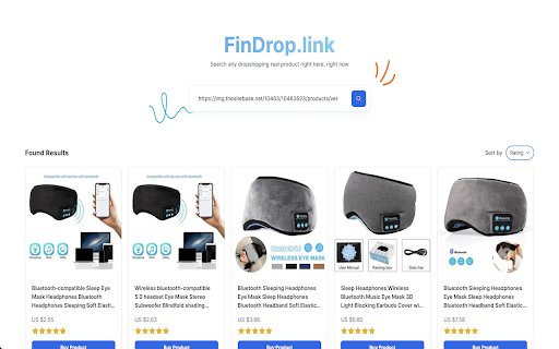 FinDrop.link  from Chrome web store to be run with OffiDocs Chromium online