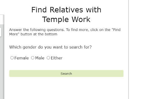 Find Temple Ordinances  from Chrome web store to be run with OffiDocs Chromium online