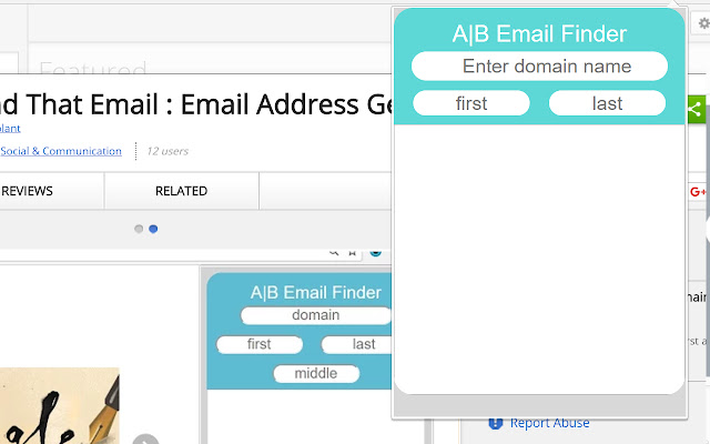 Find That Email : Email Address Generator  from Chrome web store to be run with OffiDocs Chromium online