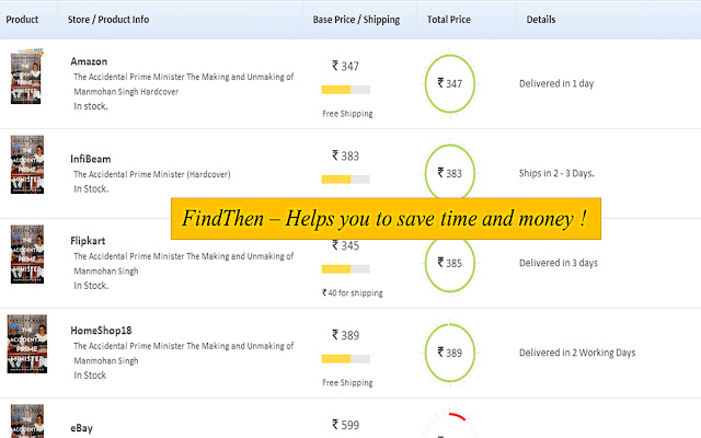 FindThen  from Chrome web store to be run with OffiDocs Chromium online