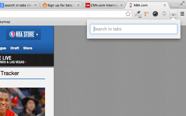Find The Tab  from Chrome web store to be run with OffiDocs Chromium online