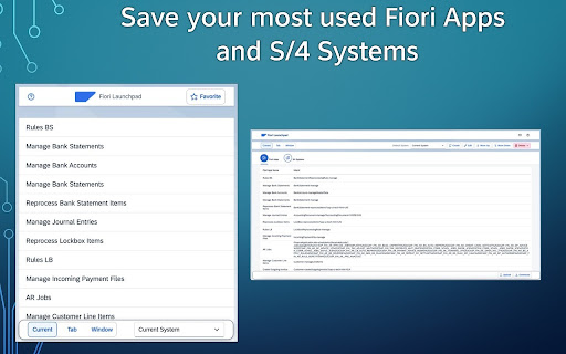 Fiori Launchpad for SAP S/4HANA  from Chrome web store to be run with OffiDocs Chromium online
