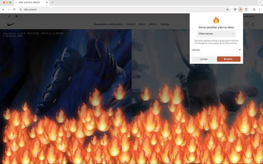 Fire Button Extension  from Chrome web store to be run with OffiDocs Chromium online