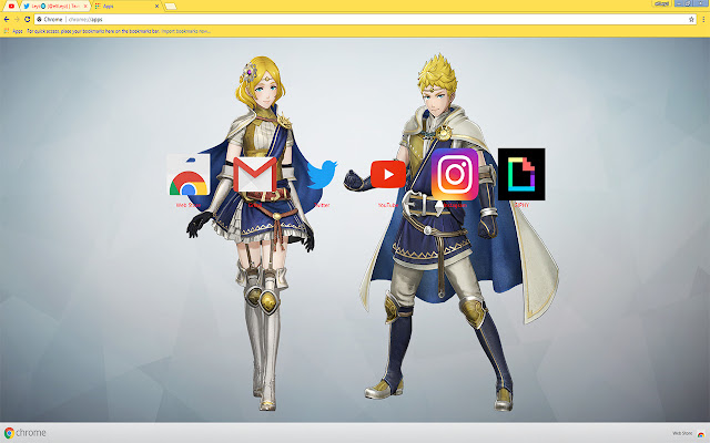 Fire Emblem Warriors 1920X1080 THEME  from Chrome web store to be run with OffiDocs Chromium online