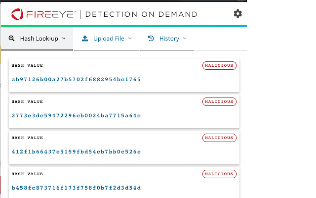 FireEye Detection On Demand  from Chrome web store to be run with OffiDocs Chromium online